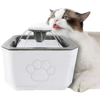 Fuente bebedero De Agua Para Mascotas Gatos Perros 2.5 Litros