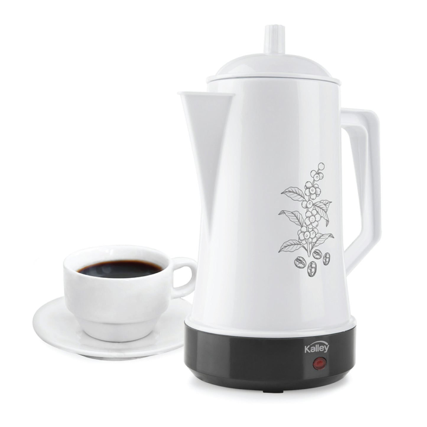 Cafetera Percoladora 6 tazas Blanco