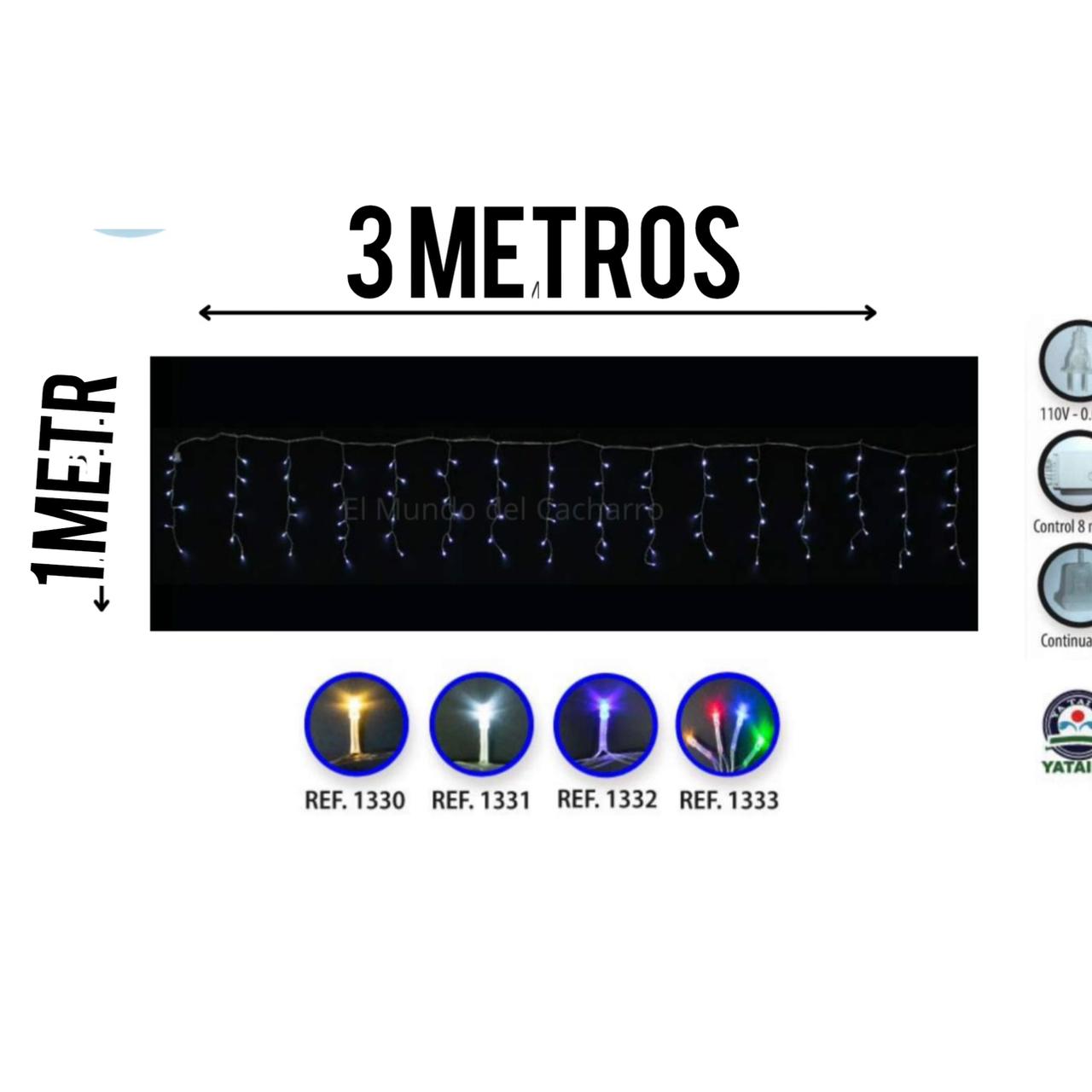 luz chorro3 metros x 1 metro