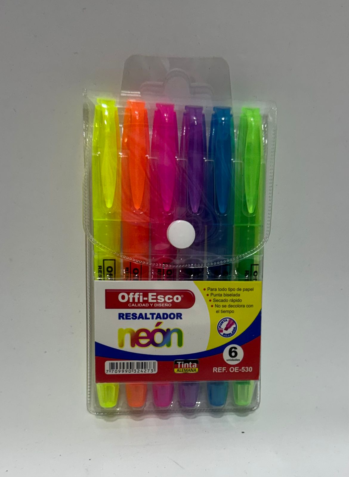 Resaltadores Offi-Esco X6 neón