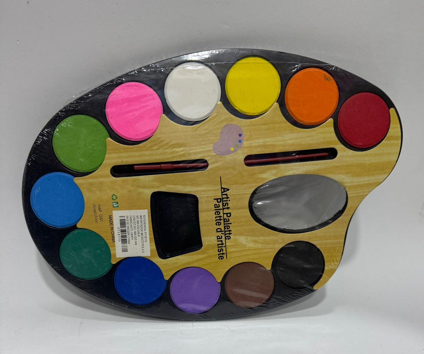 Acuarelas X12 colores más pincel Artist Palette
