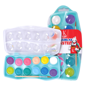 Acuarelas pastel KLIPP x12 colores