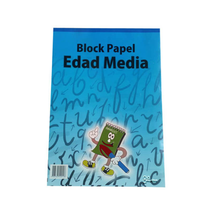 Block papel edad media octavos