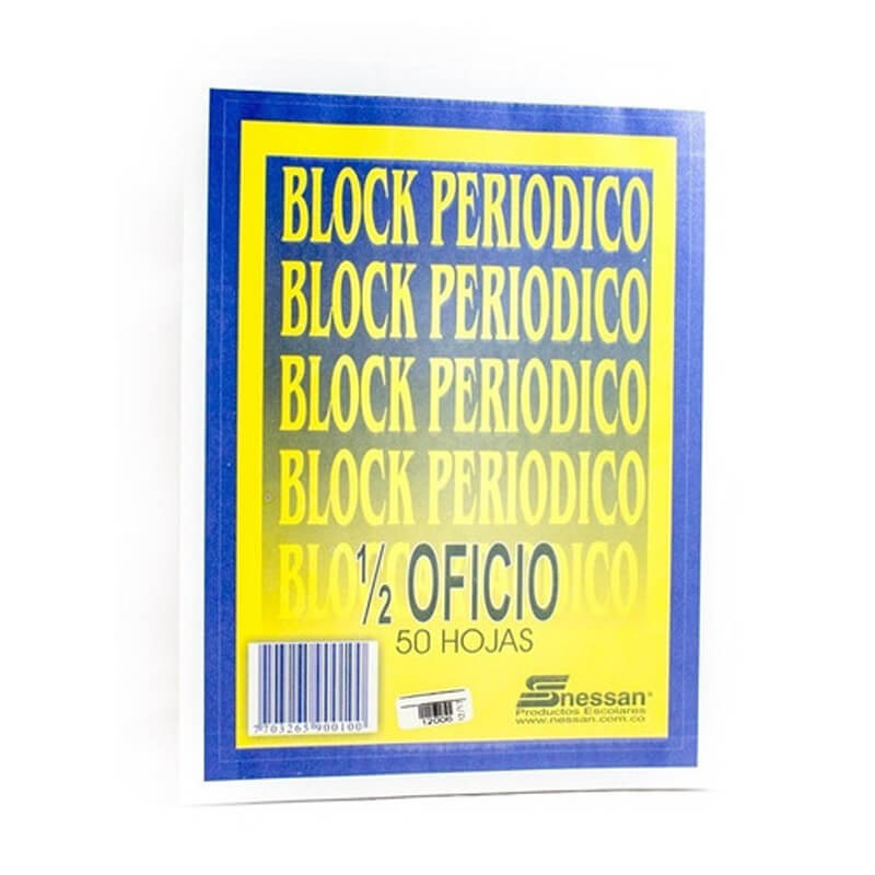 Block periódico tamaño carta x50 hojas