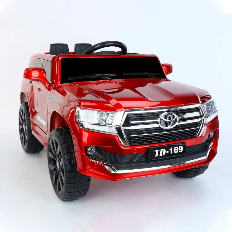 Carro eléctrico recargable land cruser wn-189 Rojo