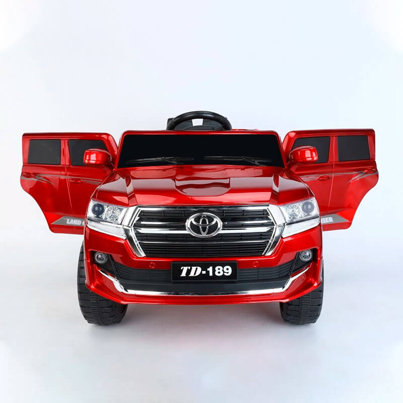 Carro eléctrico recargable land cruser wn-189 Rojo