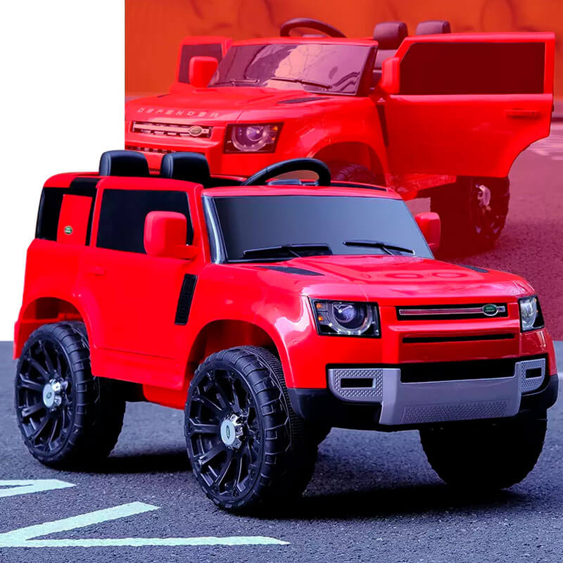 Carro Eléctrico Tipo Land Rover Rojo