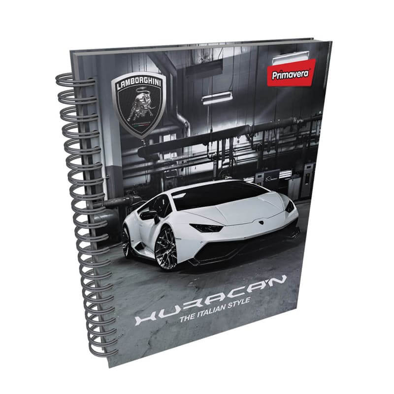 Agenda argollada pasta dura 7 MATERIAS MASCULINO grande MOTIVOS SURTIDOS CUADRICULADO #49