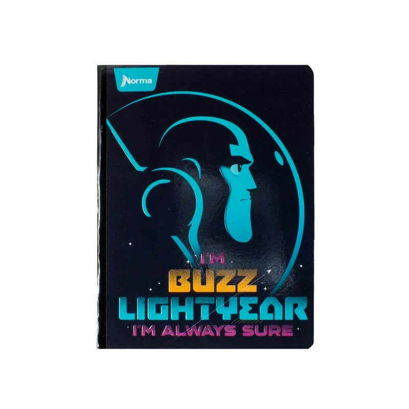 Cuaderno cosido grande 100 hojas cuadricualdo LIGHTYEAR #3
