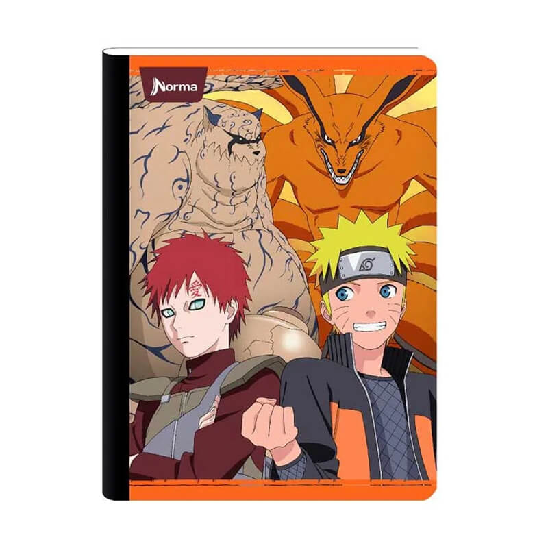 Cuaderno cosido grande 100 hojas cuadricualdo NARUTO #5