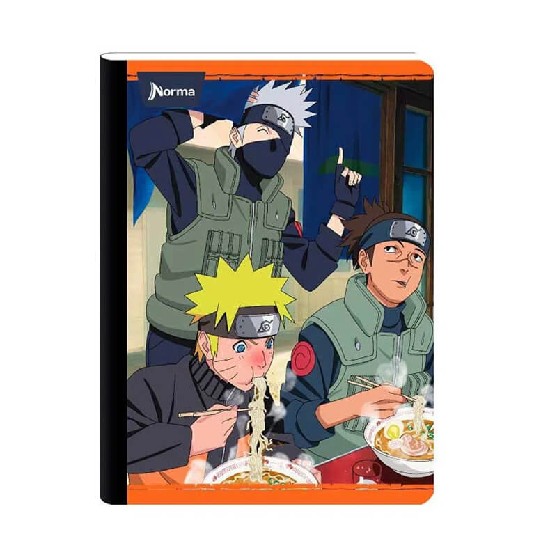 Cuaderno cosido grande 100 hojas cuadricualdo NARUTO #8