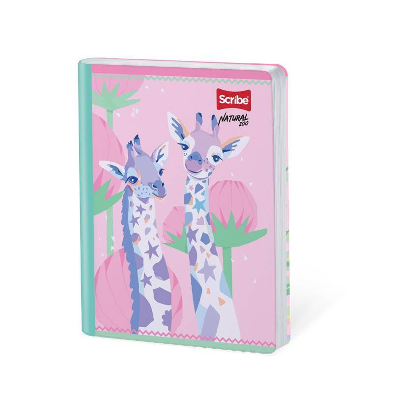 Cuaderno cosido grande 100 hojas rayado NATURAL ZOO #2