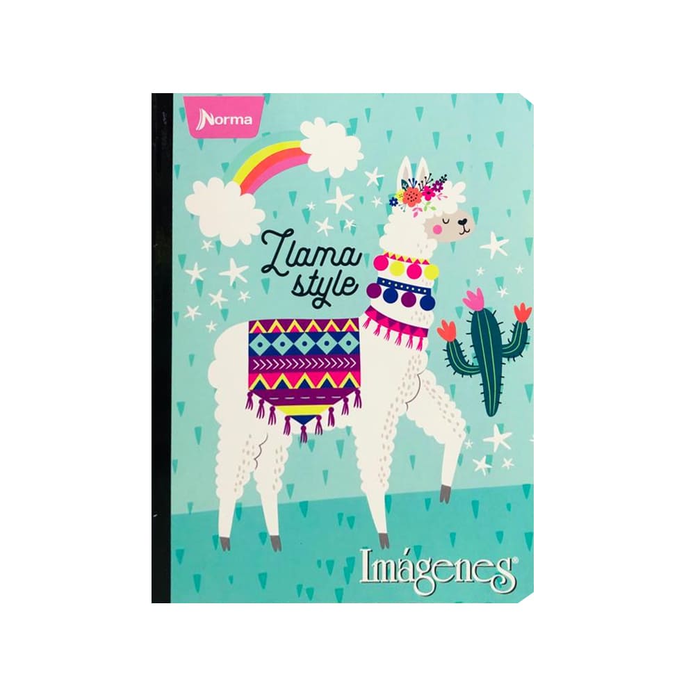 Cuaderno cosido grande de 100 hojas cuadriculado 23CM X 18 #NIÑANORMA