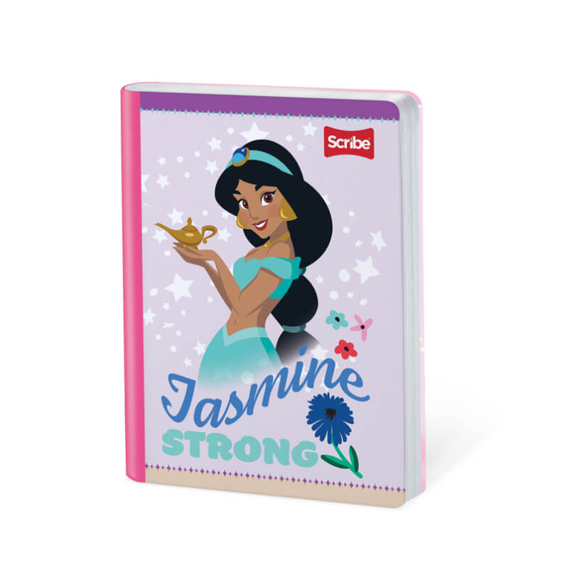Cuaderno scribe cosido grande 100 hojas Cuadriculado DISNEY PRINCESAS #5 Niñas