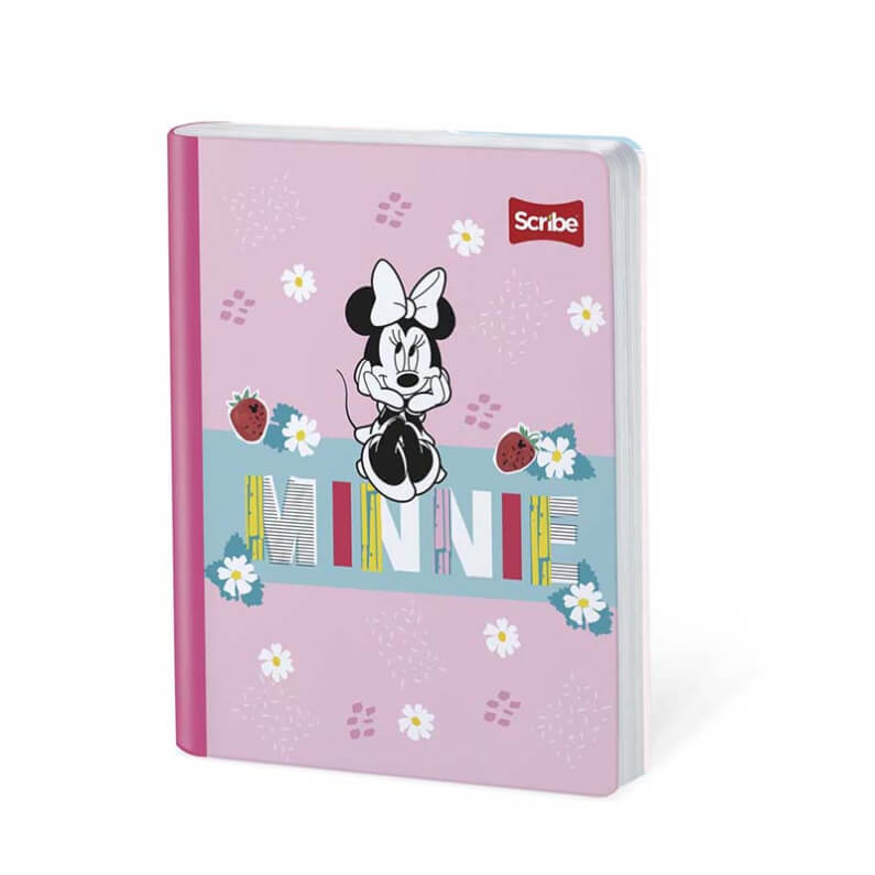 Cuaderno scribe cosido grande 50 hojas Rayado MINNIE MOUSE #4 Niñas