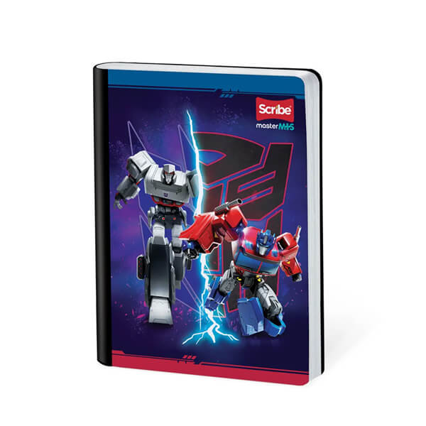 Cuaderno scribe cosido grande 100 hojas TRANSFORMERS para niños #6
