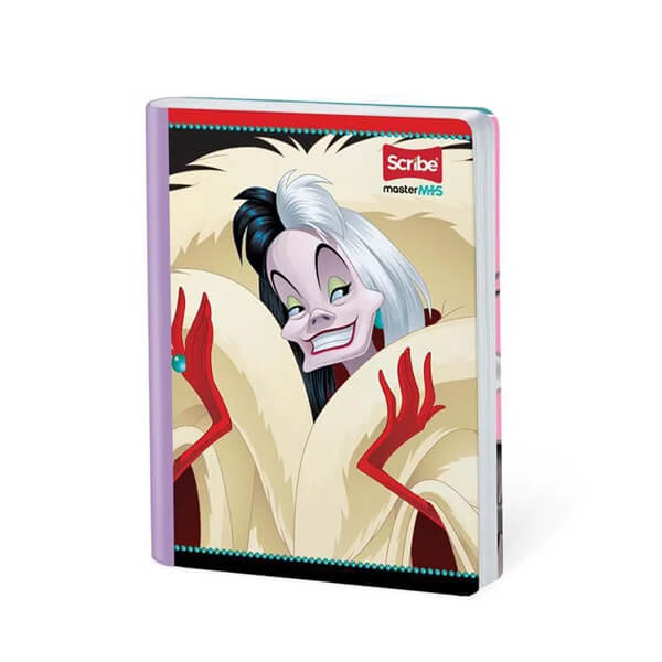 Cuaderno scribe cosido grande 100 hojas VILLANS para niñas #4