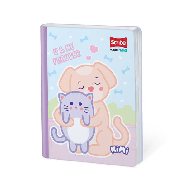 Cuaderno scribe cosido grande de 100 hojas KIMI para niñas #8