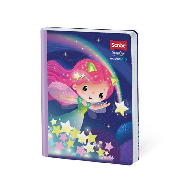 Cuaderno scribe cosido grande 100 hojas STARGLOW para niñas #7