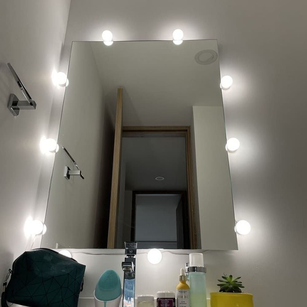 Luces led para espejos -3 TONOS- x10 bombillos