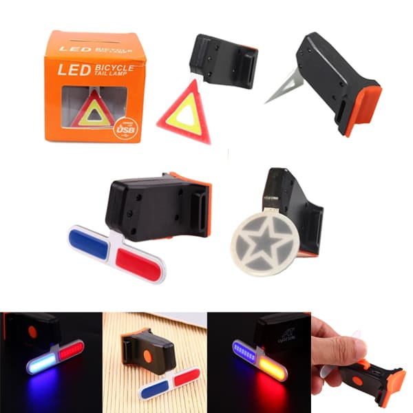 Luz Led Bicicleta Señal Alto Brillo recargable