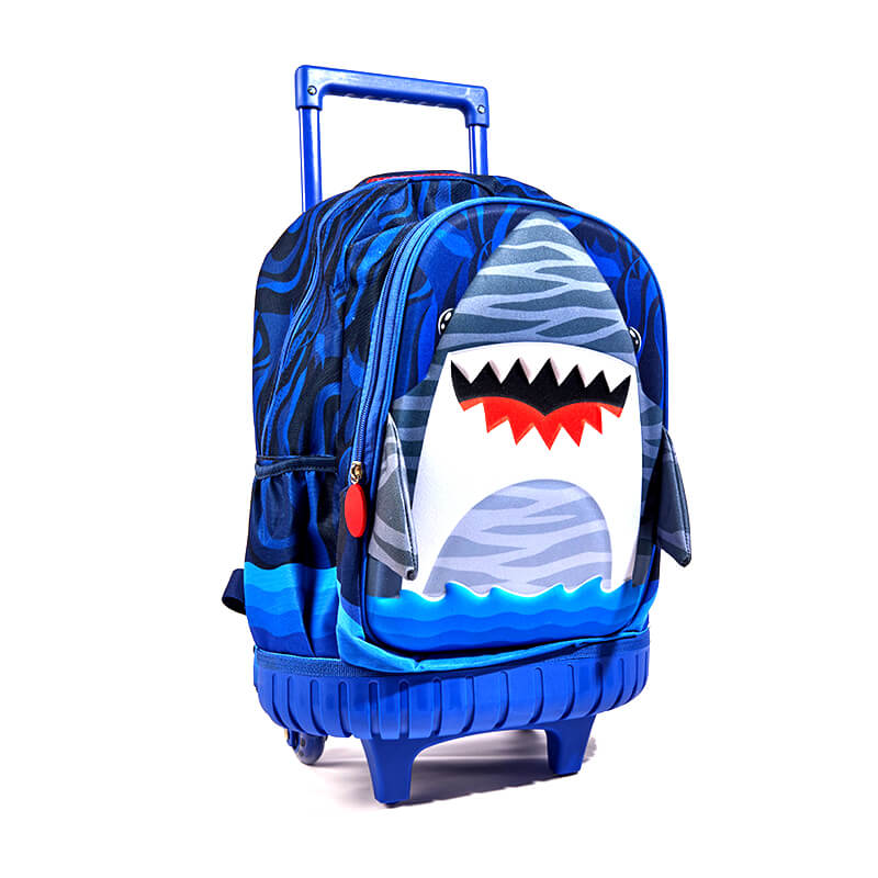 Maleta con rodachines Scribe Kids Shark 16.5