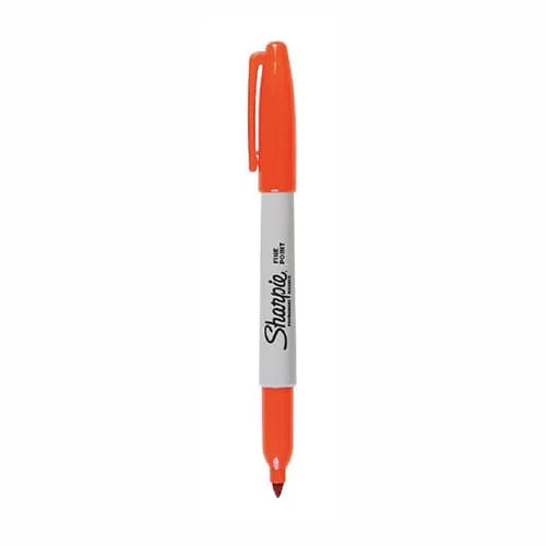 Marcador Sharpie permanente x UNIDAD Color naranja