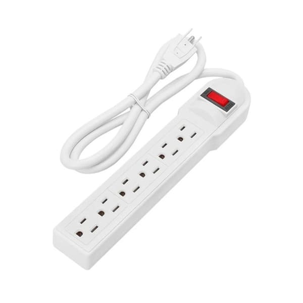 Multitoma eléctrica de 6 puestos