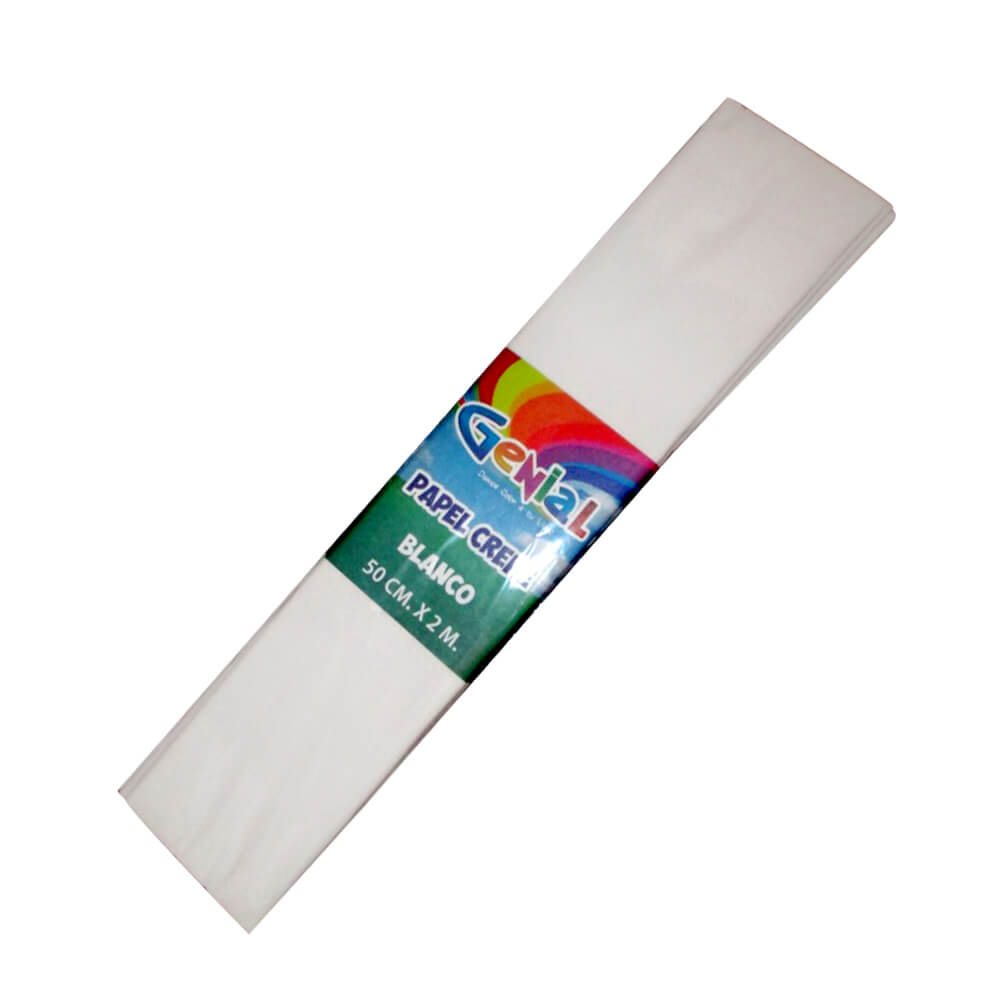 Papel Crepe Blanco pliego x UNIDAD