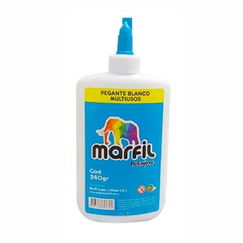 Pegante líquido blanco MARFIL 250gr x UNIDAD