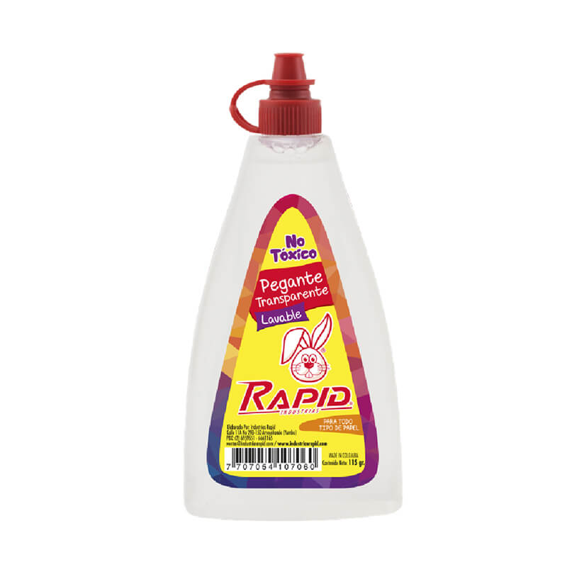 Pegante transparente lavable RAPID 115GR