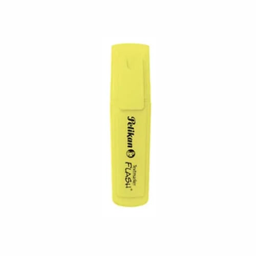 Resaltador PELIKAN FLASH Pastel x Unidad Color Amarillo