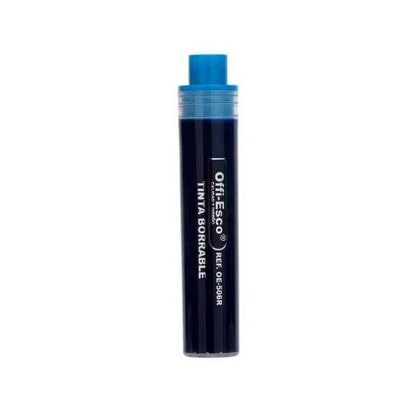 Tinta cartucho Recarga para marcador borrable Offiesco AZUL
