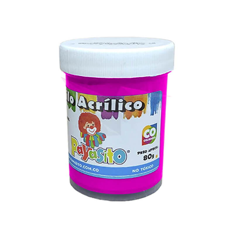Vinilo acrílico 80g FUCSIA FLUORESCENTE