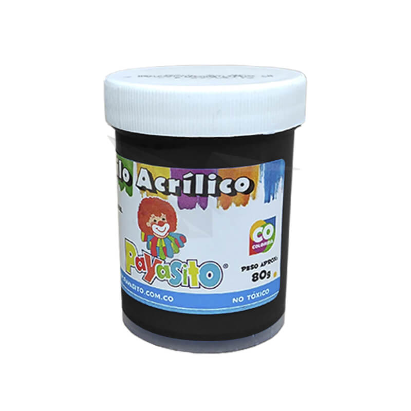 Vinilo acrílico 80g NEGRO