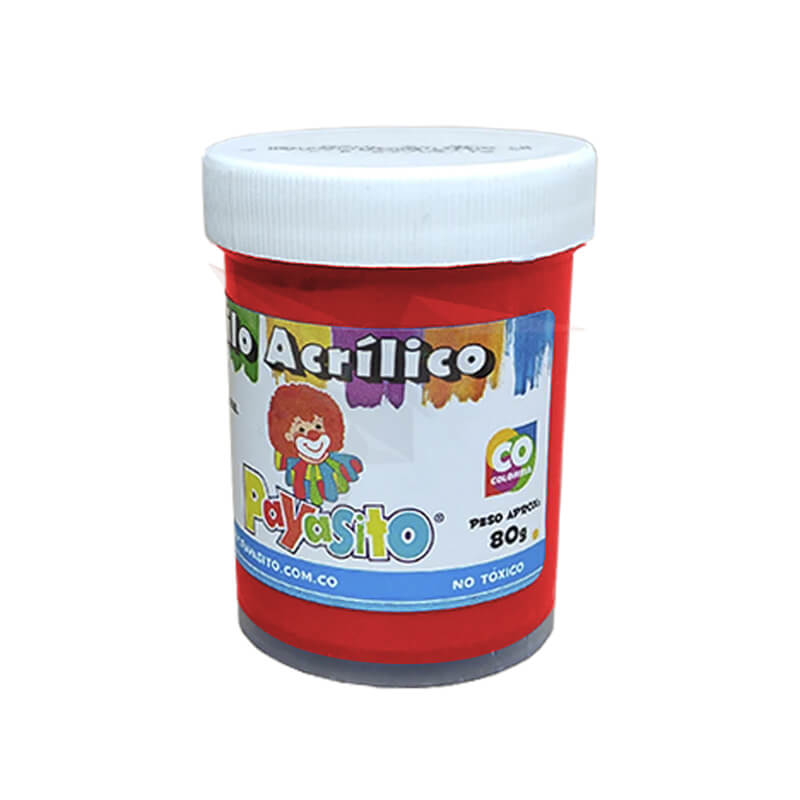 Vinilo acrílico 80g ROJO