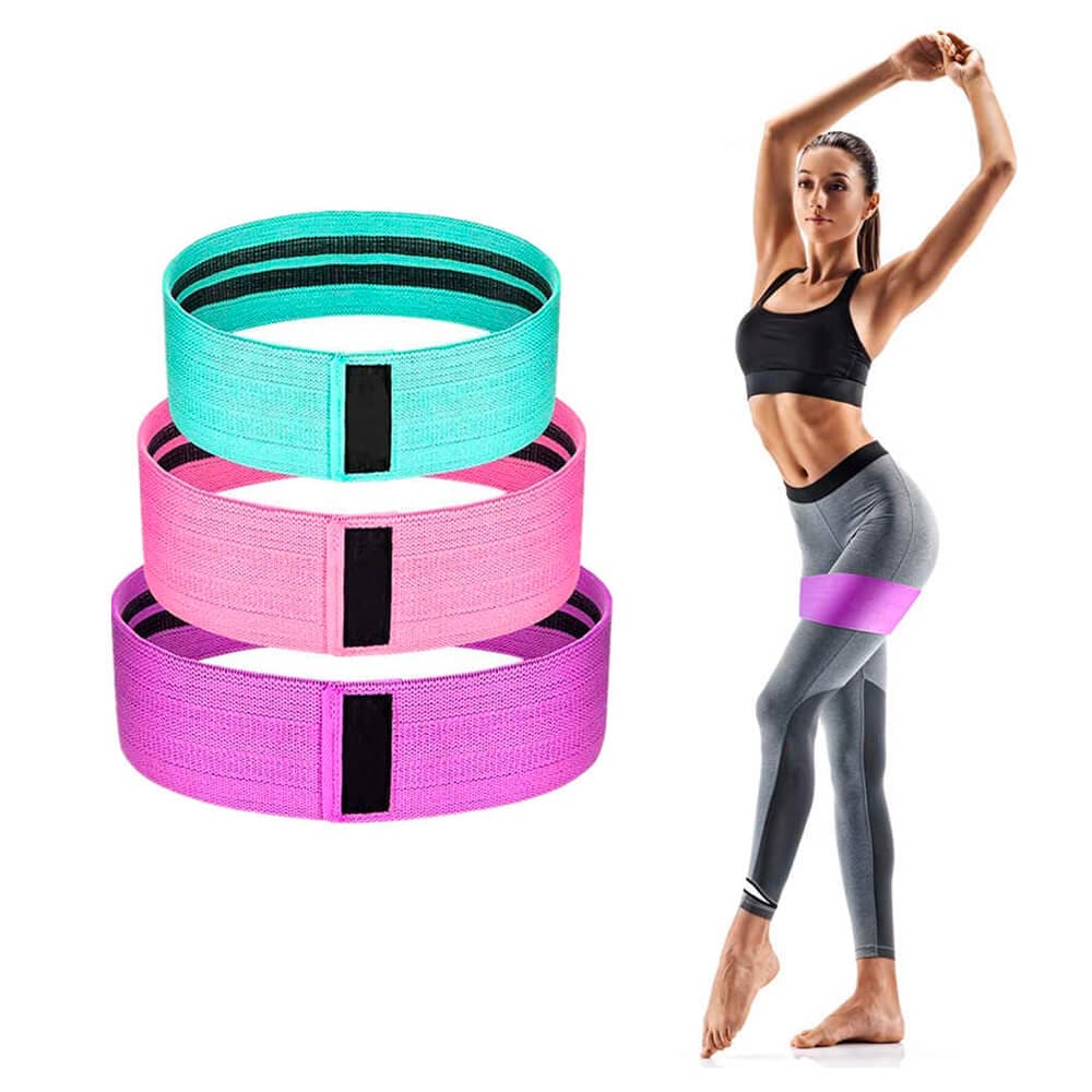 Bandas para entrenamiento -SET X3- ideal para piernas, glúteos y brazos