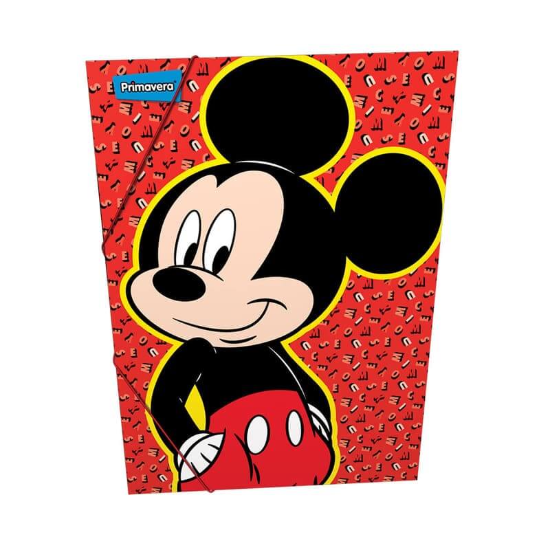 Carpeta con caucho plático DISNEY MICKEY MOUSE