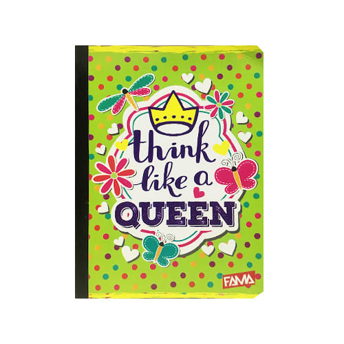 Cuaderno cosido grande de 100 hojas cuadriculado 23CM X 18 #NIÑAFAMA
