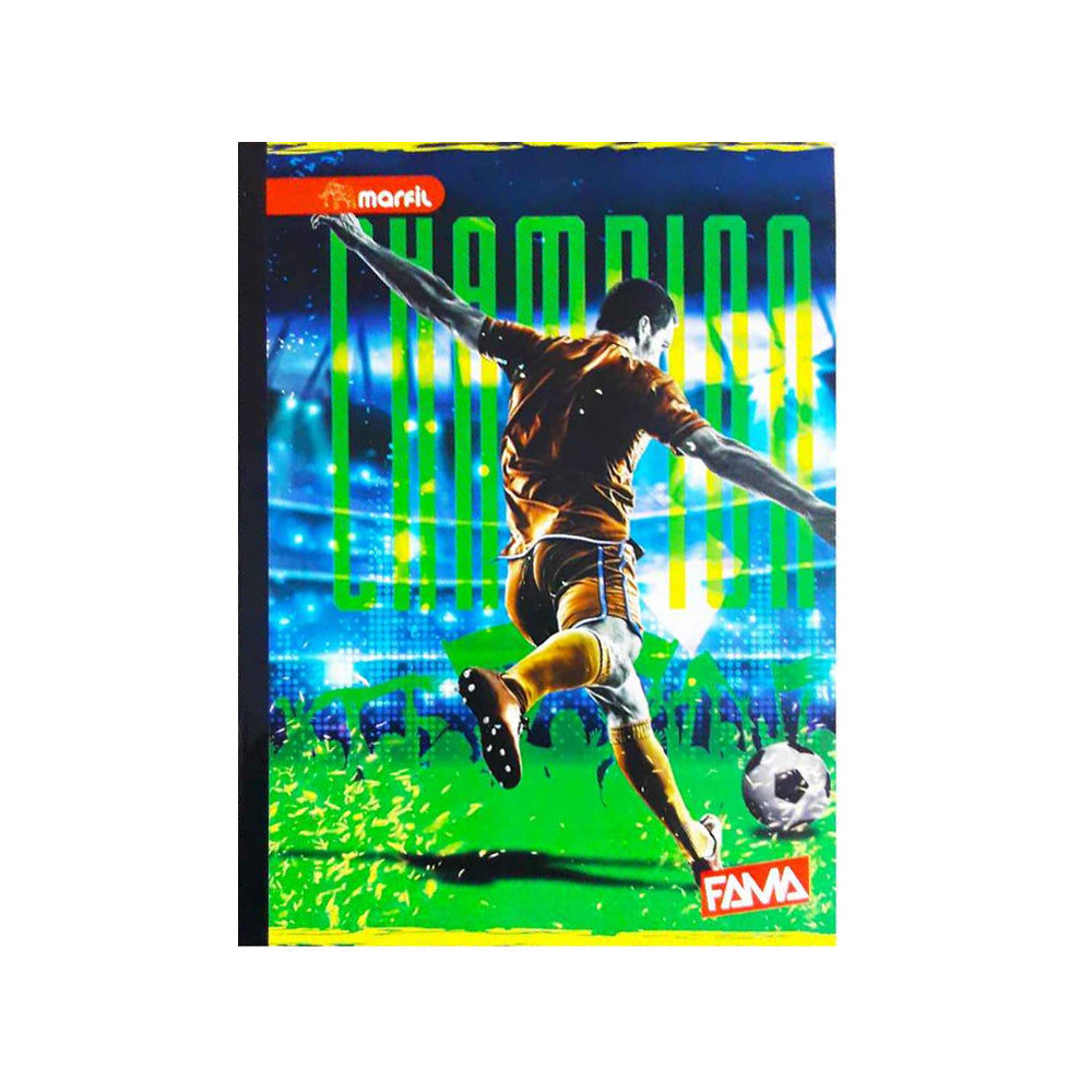 Cuaderno cosido grande de 100 hojas cuadriculado 23CM X 18 #NIÑOFAMA