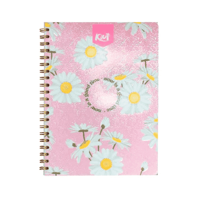 Cuaderno doble O Platino grande KIUT DE 100 HOJAS rayado durabook platino #3