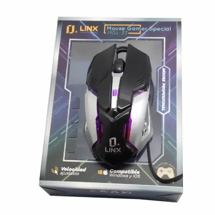Mouse gamer robusto MLG-33