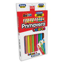 Colores PRIMAVERA x12 Colores JUMBO