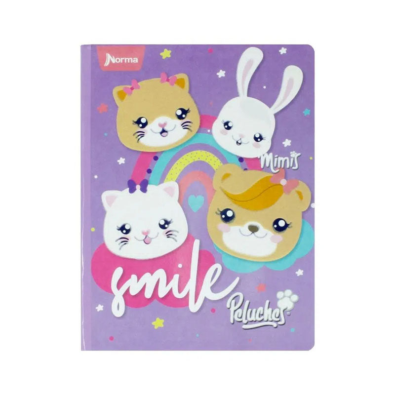 Cuaderno cosido PELUCHES FANTASY norma DE 100 HOJAS #5