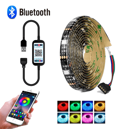 Cinta LED con Luces RGB x 5 metros BLUETOOTH