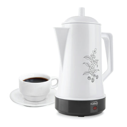 Cafetera Percoladora 6 tazas Blanco