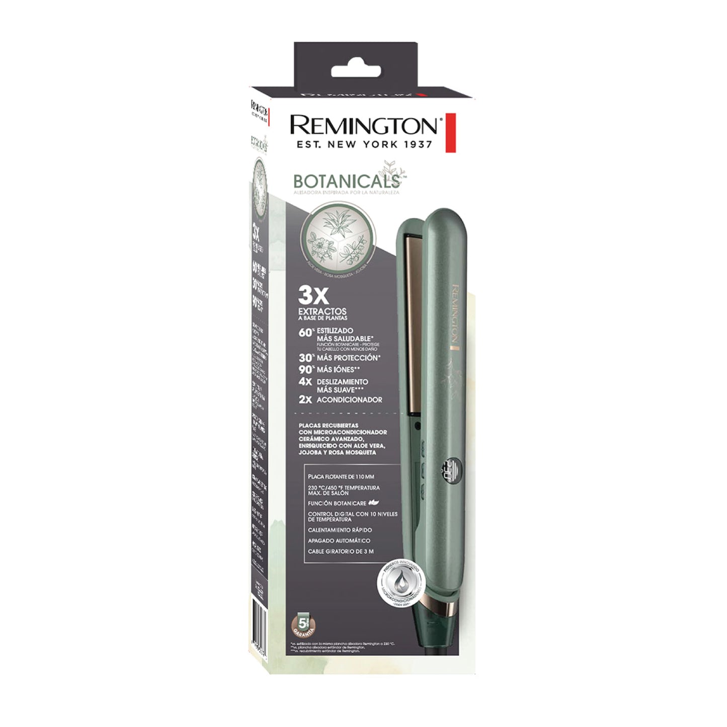 Plancha Alisadora Remington Botanicals