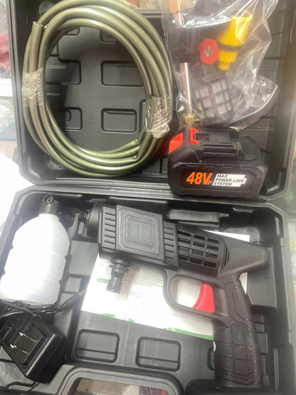 Pistola De Agua para El Hogar De Alta Presión Recargable Portátil 1 Batería recargable