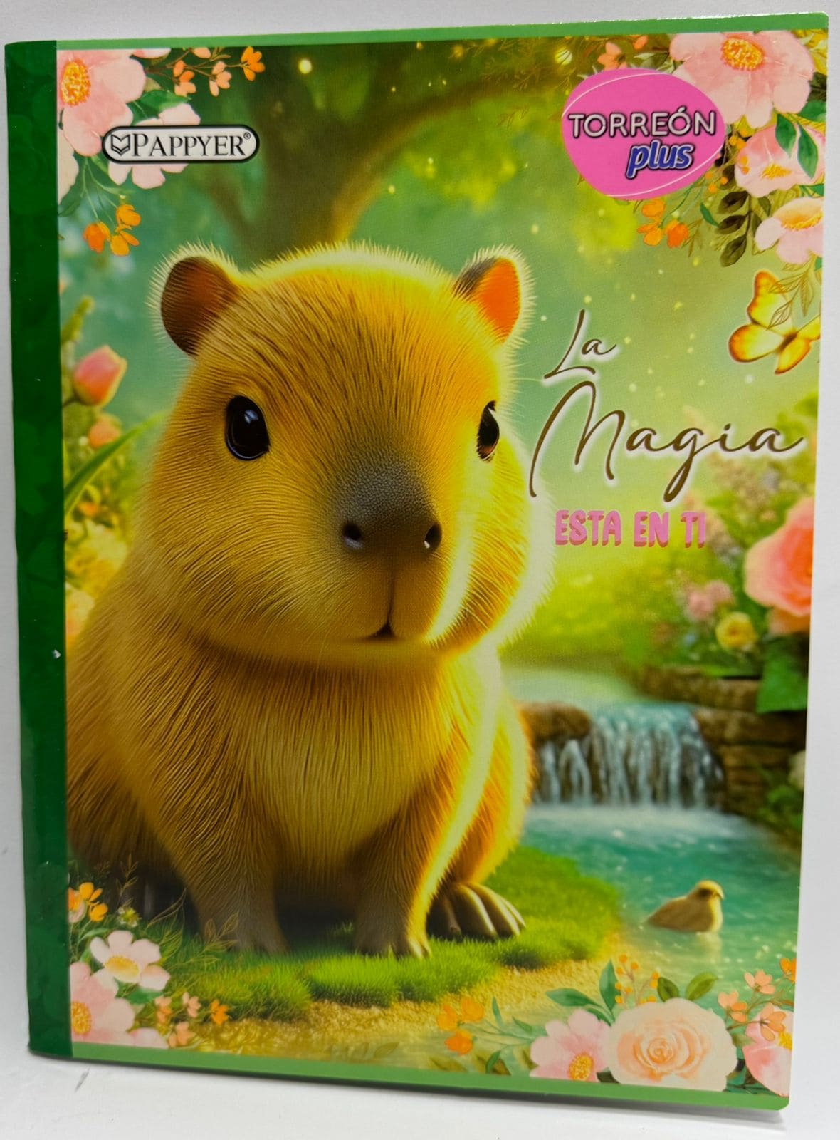 cuaderno stiker capibara