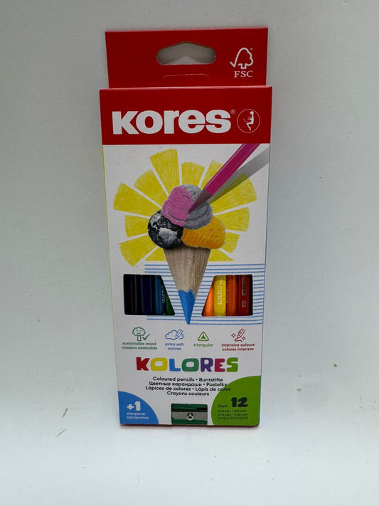 Colores X12 mas tajalapiz  Kores
